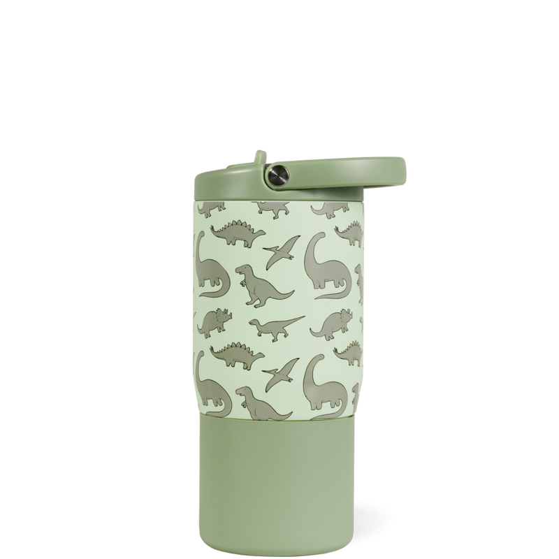 Sport 14oz | Compact Leakproof Kids Water Bottle – Dinosaur
