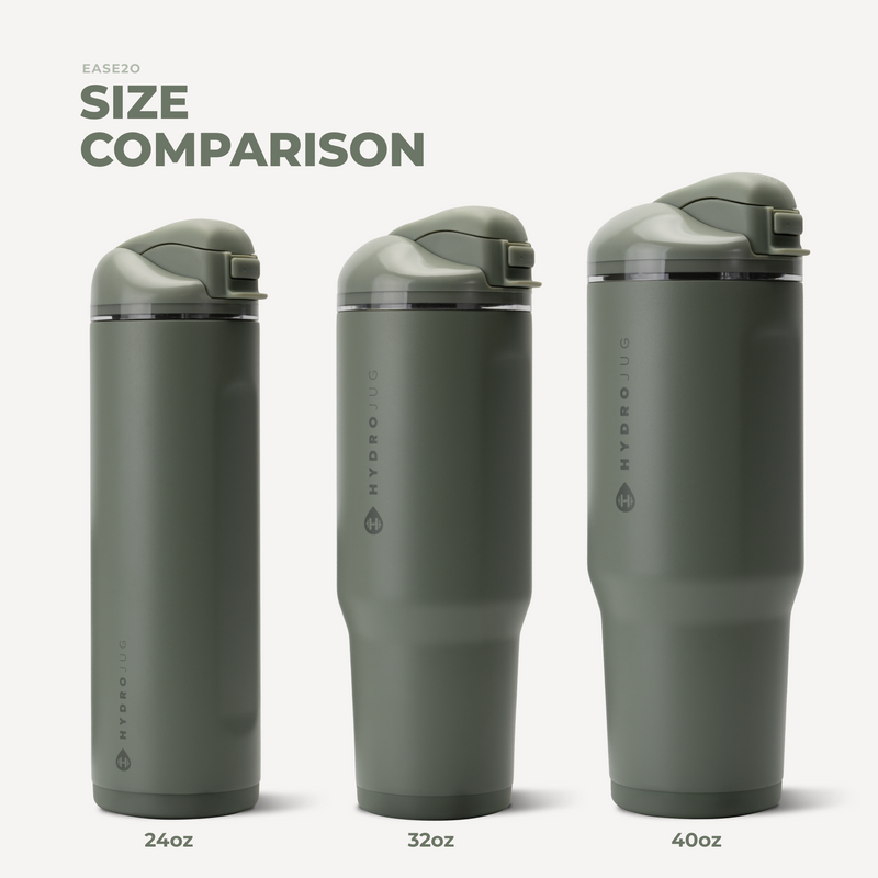 Ease2o 32oz | Compact Water Bottle with Straw & Chug Spout – Courtyard