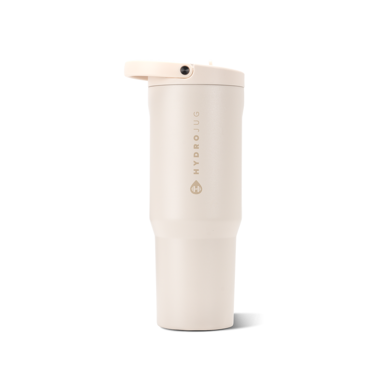 Sport 40oz | Large Leakproof Insulated Water Bottle – Cream