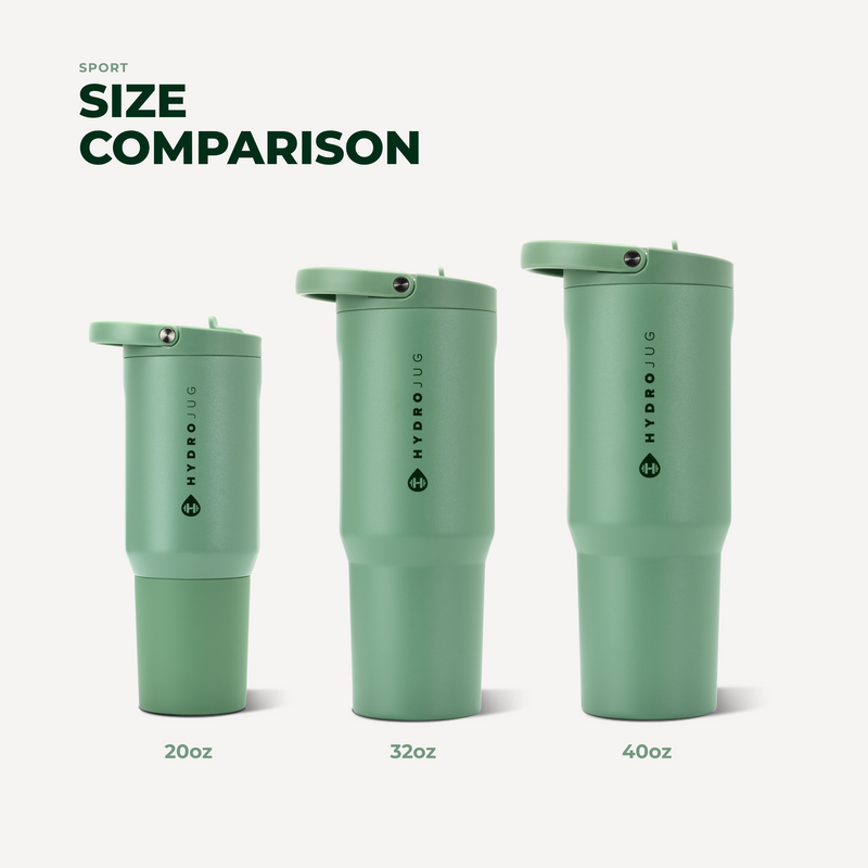 Sport 32oz | Leakproof Insulated Water Bottle Workout & Hike – Sage