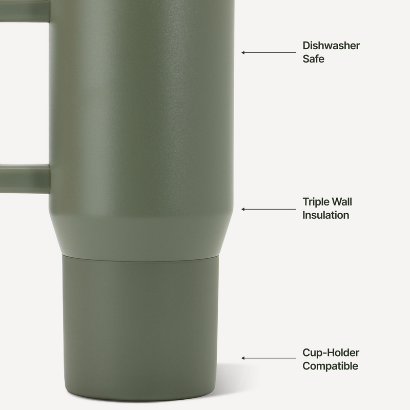 Coffee Traveler 20oz | Ceramic-Lined Insulated Travel Mug – Courtyard