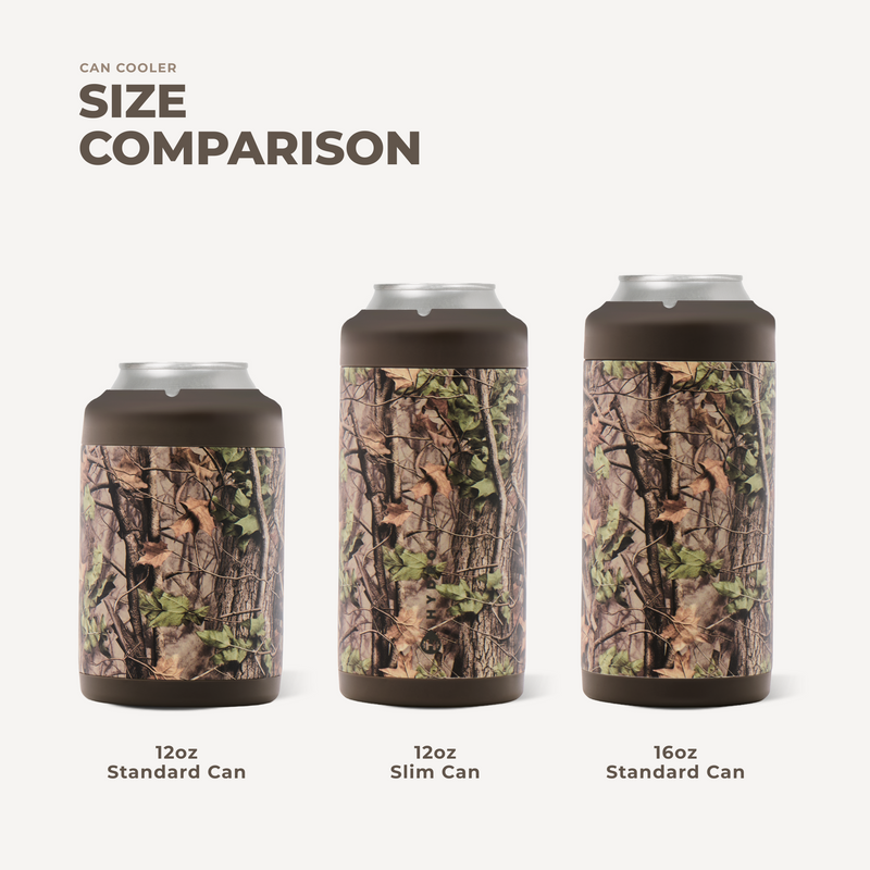 Slim Can Cooler 12oz - Woodland