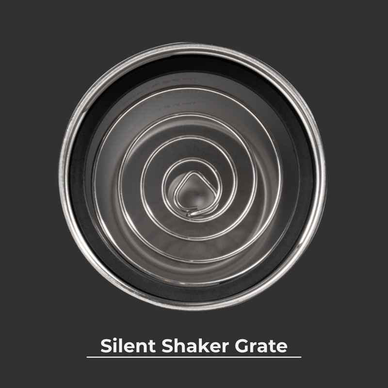 Insulated Shaker 24oz | Stainless Steel Protein Shaker Silent Grate – Black