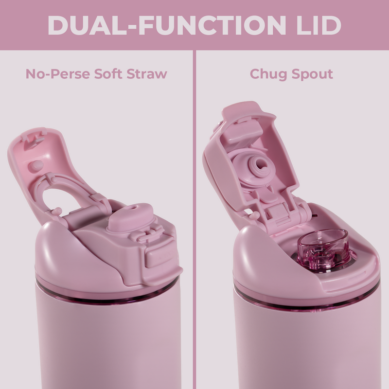 Ease2o 32oz | Compact Water Bottle with Straw & Chug Spout – Sweet Pea