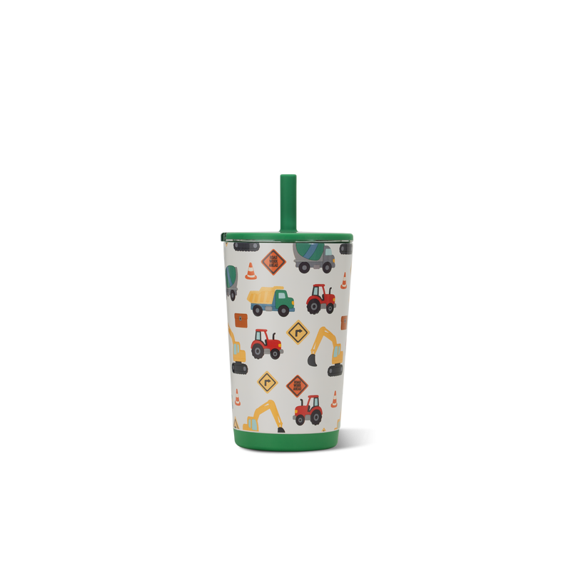 Everyday Tumbler 14oz | Ceramic-Lined Spill-Free Kids Tumbler – Under Construction