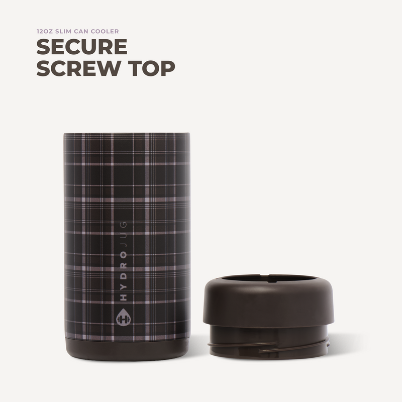 Slim Can Cooler 12oz - Flannel
