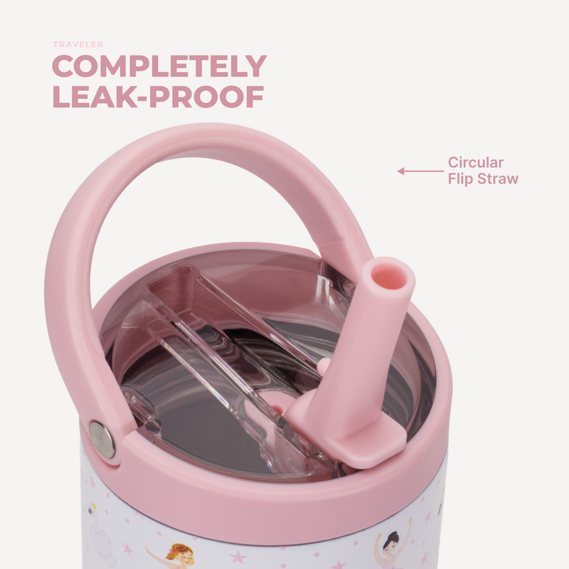 Sport 20oz | Leakproof Kids Insulated Water Bottle – Ballerina