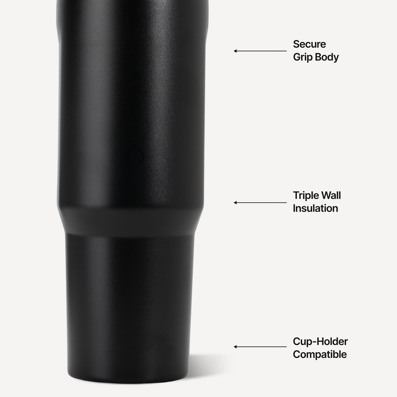 Sport 32oz | Leakproof Insulated Water Bottle Workout & Hike – Black