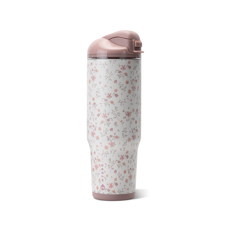Ease2o 32oz | Compact Water Bottle with Straw & Chug Spout – Magnolia