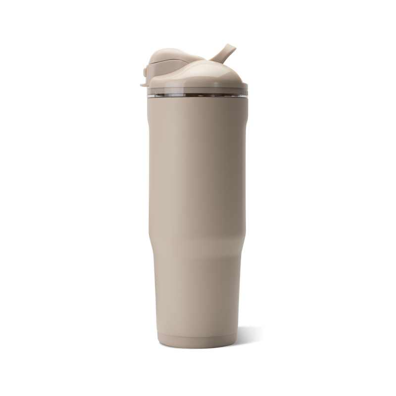 Ease2o 40oz | Dual-Function Water Bottle with Straw & Chug Spout – Dune