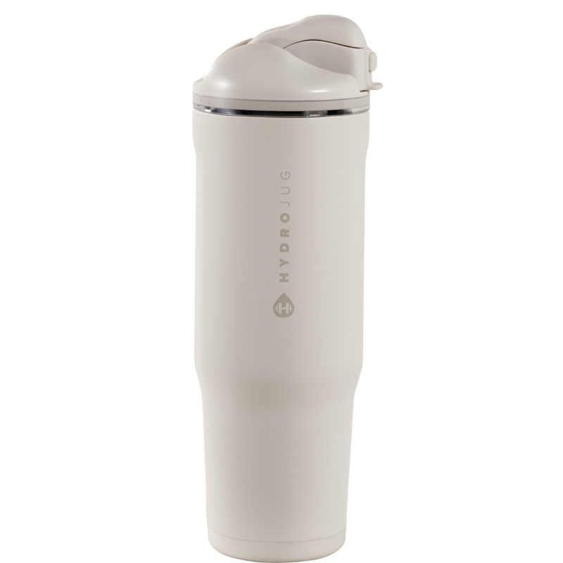 Ease2o 32oz | Compact Water Bottle with Straw & Chug Spout – Linen