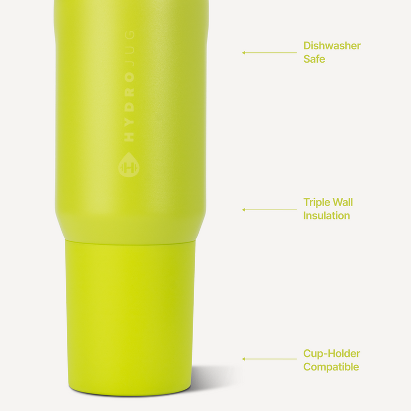 Sport 20oz | Insulated Water Bottle Leakproof Flip Straw – Lemon Lime