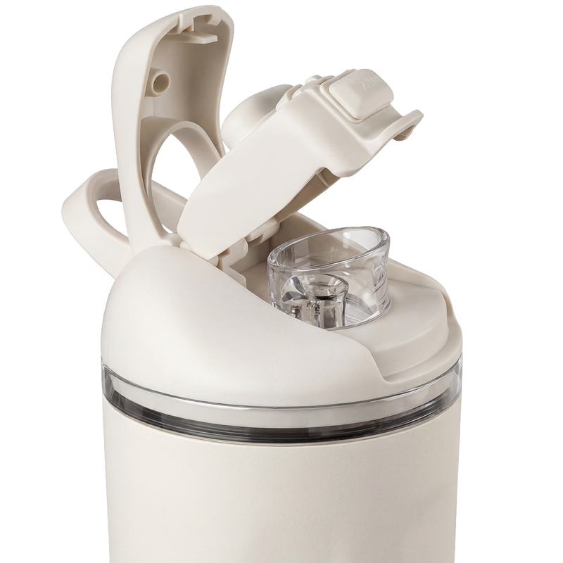 Ease2o 32oz | Compact Water Bottle with Straw & Chug Spout – Linen