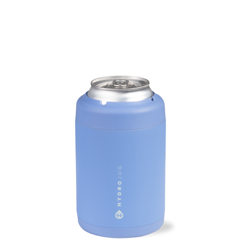 Can Cooler 12oz | 2-in-1 Insulated Standard Can Cooler Screw-Top Lock – Light Blue